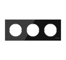 Рамка 3-м Sky Moon стекло черн. ABB 2CLA867300A3101
