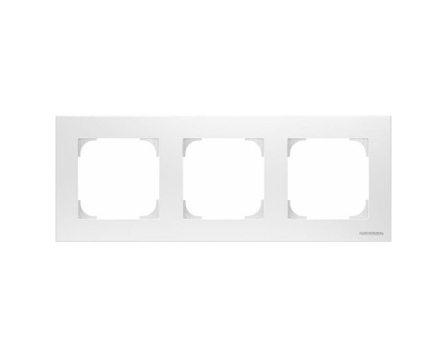 Рамка 3-м Sky базовая альп. бел. ABB 2CLA857310A1101