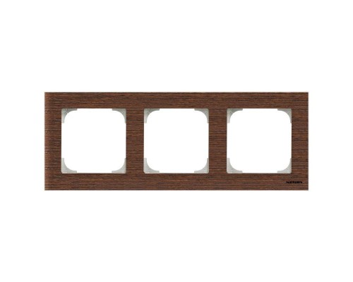 Рамка 3-м Sky дерево венге ABB 2CLA857300A2101