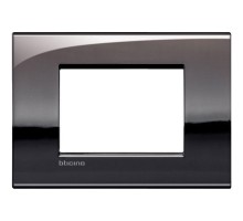 Рамка 3мод. Air LivingLight олово Leg BTC LNC4803PT