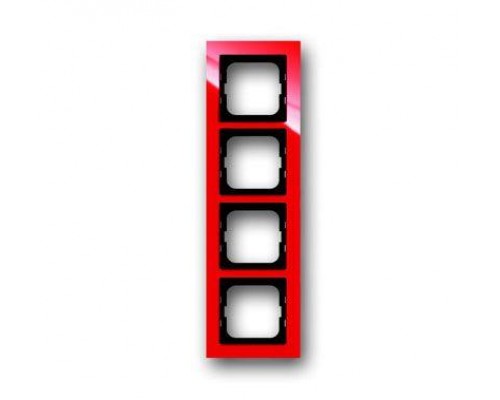 Рамка 4-м Axcent красн. ABB 2CKA001754A4352