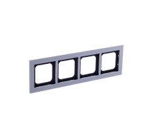 Рамка 4-м Axcent металл титан ABB 2CKA001754A4701