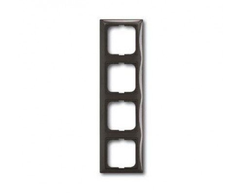 Рамка 4-м Basic 55 chateau-black ABB 2CKA001725A1509