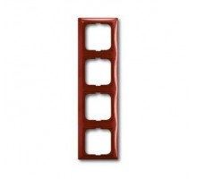 Рамка 4-м Basic 55 foyer-red ABB 2CKA001725A1519