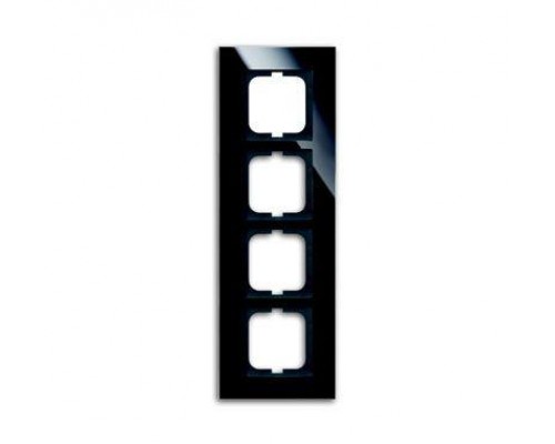 Рамка 4-м Carat стекло черн. ABB 2CKA001754A4325
