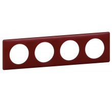 Рамка 4-м Celiane перкаль бордо Leg 066754