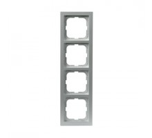 Рамка 4-м Impressivo алюм. ABB 2TKA000408G1