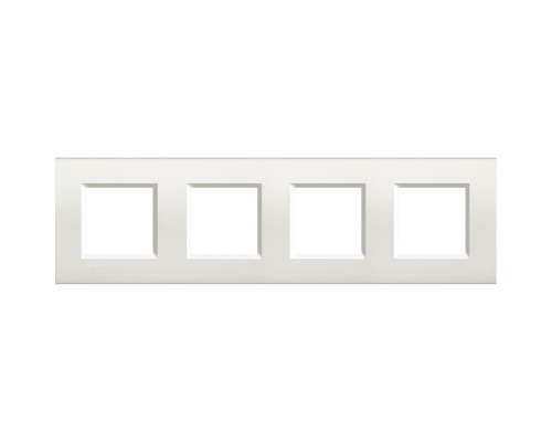 Рамка 4-м LivingLight прямоугол. бел. Leg BTC LNA4802M4BI