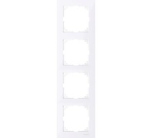 Рамка 4-м M-Pure бриллиантовый бел. SchE MTN4040-3625