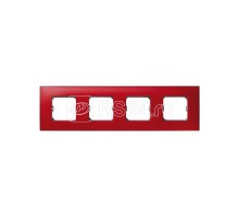 Рамка 4-м Simon27 Neos рубиновый Simon 27774-66