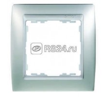 Рамка 4-м Simon82 алюм. мат./алюм. Simon 82944-33