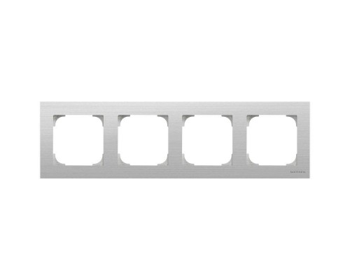 Рамка 4-м Sky нерж. сталь ABB 2CLA857400A1401