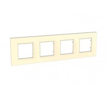 Рамка 4-м Unica quadro беж. SchE MGU2.708.25