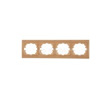 Рамка 4-м Мира горизонт. ясень LEZARD 701-4700-149