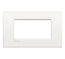 Рамка 4мод. Air LivingLight бел. Leg BTC LNC4804BN