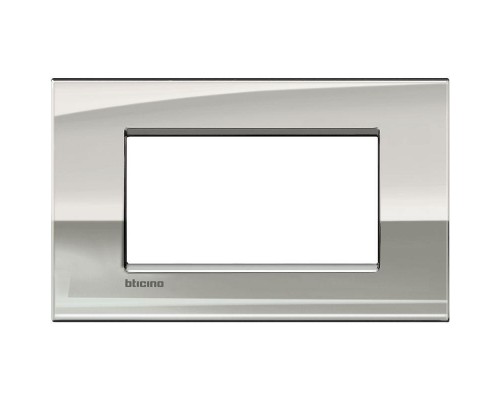 Рамка 4мод. Air LivingLight паладий Leg BTC LNC4804PL