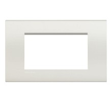 Рамка 4мод. LivingLight прямоугол. бел. Leg BTC LNA4804BI