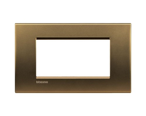 Рамка 4мод. LivingLight прямоугол. бронза Leg BTC LNA4804BZ
