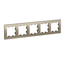 Рамка 5-м ATLAS DESIGN универс. шампань SchE ATN000505