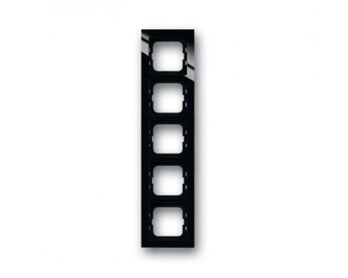 Рамка 5-м Axcent для монтажа заподлицо черн. ABB 2CKA001753A4130