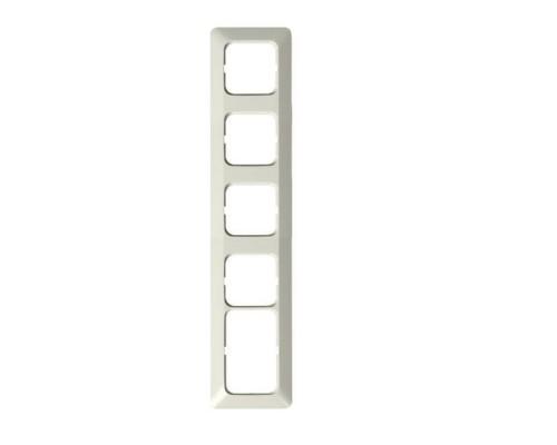 Рамка 5-м Jussi 1-м 2Schuko + 4-м Schuko бел. ABB 2TKA000016G1