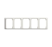 Рамка 5-м Jussi для DoubleSchuko 100мм бел. ABB 2TKA000826G1