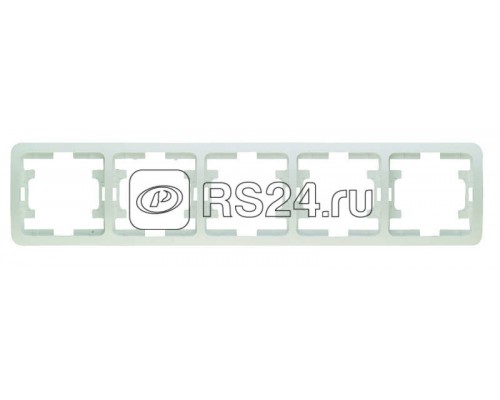 Рамка 5-м Mimoza горизонт. бел. Makel 22059