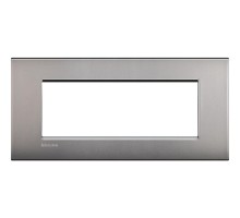 Рамка 7мод. Air LivingLight матовый никель Leg BTC LNC4807NK