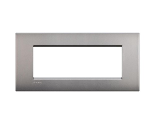 Рамка 7мод. Air LivingLight матовый никель Leg BTC LNC4807NK