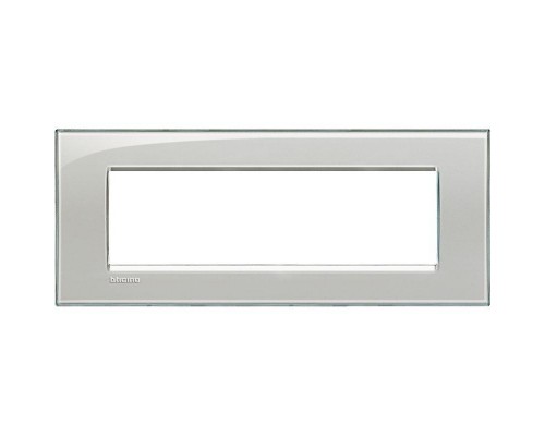 Рамка 7мод. LivingLight прямоугол. серое небо Leg BTC LNA4807KG