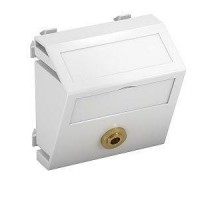 Рамка Modul45 мультимедийная Audio-Klinke MTS-MK L RW15 бел. OBO 6104958