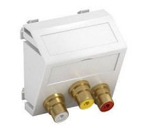 Рамка Modul45 мультимедийная Audio-Video MTS-12R F SWGR1 черн. OBO 6105201