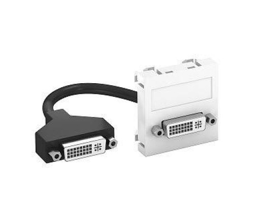 Рамка Modul45 мультимедийная DVI MTG-DVI F AL1 серебр. OBO 6104760