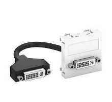 Рамка Modul45 мультимедийная DVI MTG-DVI F SWGR1 черн. OBO 6104757