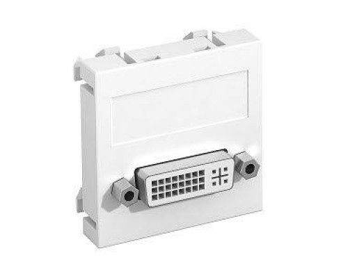 Рамка Modul45 мультимедийная DVI MTG-DVI S AL1 серебр. OBO 6104736