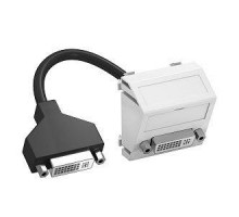 Рамка Modul45 мультимедийная DVI MTS-DVI F AL1 серебр. OBO 6104772