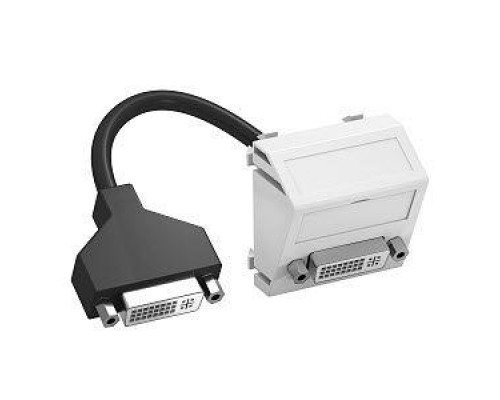 Рамка Modul45 мультимедийная DVI MTS-DVI F RW1 бел. OBO 6104766