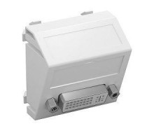 Рамка Modul45 мультимедийная DVI MTS-DVI S SWGR1 черн. OBO 6104745