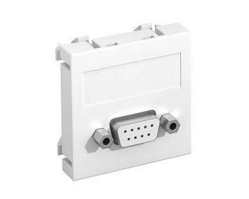 Рамка Modul45 мультимедийная D-Sub9 MTG-DB9 S AL1 серебр. OBO 6104640
