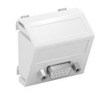 Рамка Modul45 мультимедийная D-Sub9 MTS-DB9 S RW1 бел. OBO 6104646