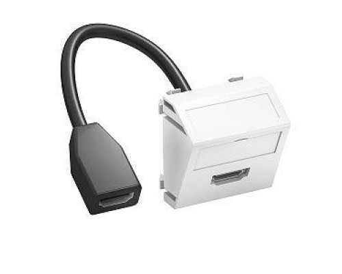 Рамка Modul45 мультимедийная HDMI MTS-HD F AL1 серебр. OBO 6104844
