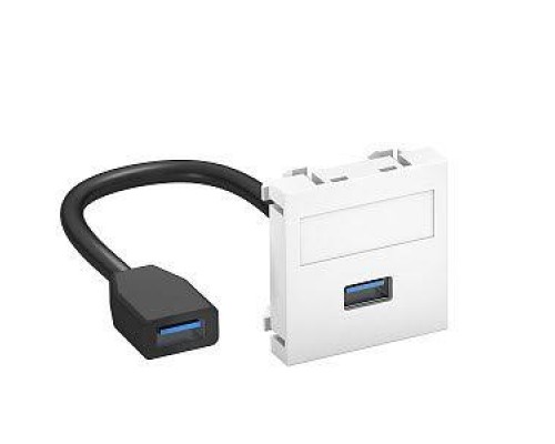 Рамка Modul45 мультимедийная USB 3.0 A-A MTG-U3A F RW1 бел. OBO 6104922