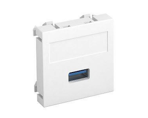 Рамка Modul45 мультимедийная USB 3.0 A MTG-U3A S RW1 бел. OBO 6104874