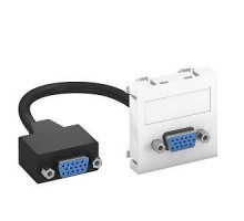 Рамка Modul45 мультимедийная VGA MTG-VGA F AL1 серебр. OBO 6104664