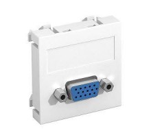 Рамка Modul45 мультимедийная VGA MTG-VGA S AL1 серебр. OBO 6104616