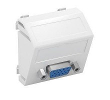 Рамка Modul45 мультимедийная VGA MTS-VGA S SWGR1 черн. OBO 6104625