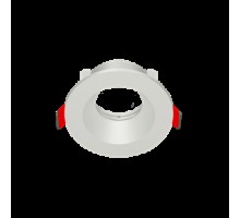 Рамка для модульного светильника FLEX 50 01 90х30 круглая встраив. RAL9010 VARTON V1-R0-00435-10001-2000000