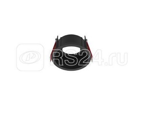 Рамка для модульного светильника FLEX 50 03 85х65 круглая встраив. утопленная поворотная RAL9005 черн. матовый VARTON V1-R0-T0435-10005-2000000