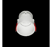 Рамка для модульного светильника FLEX 50 05 95х70 круглая встраив. утопленная поворотная RAL 9010 VARTON V1-R0-00435-10009-2000000