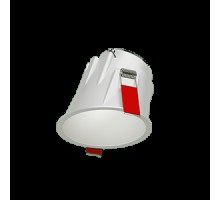 Рамка для модульного светильника FLEX 50 06 95х80 круглая встраив. утопленная кососвет для освещения стен RAL9010 VARTON V1-R0-00435-10007-2000000